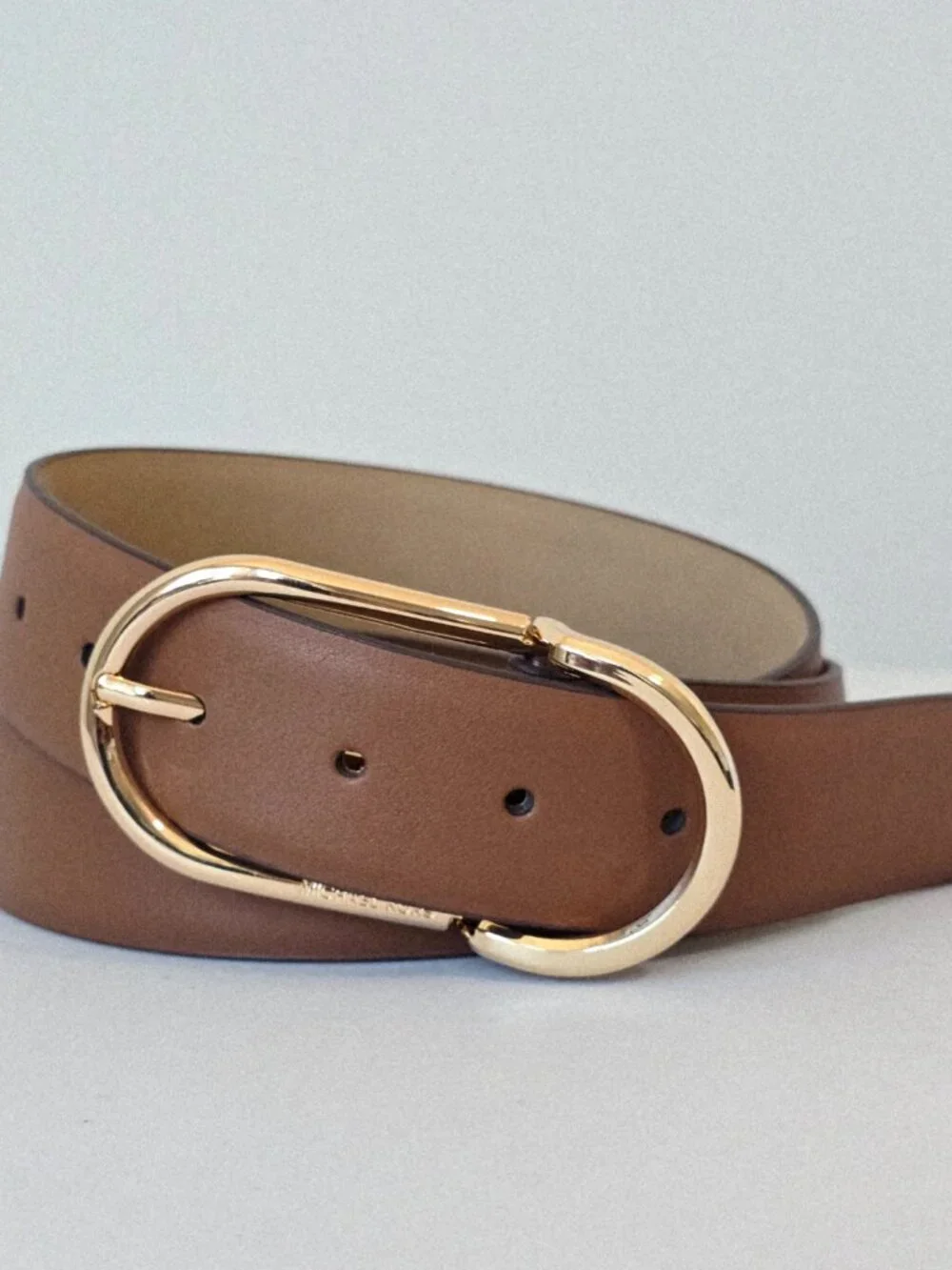 MICHAEL KORS Belt Reversible Leather M Brown Tan NWT Classic